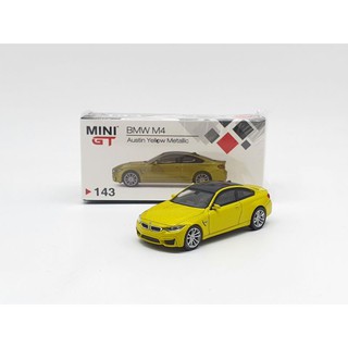 Xe Mô Hình BMW M4 (F82) Austin Yellow Metalic LHD 1:64 Mini GT (Vàng)