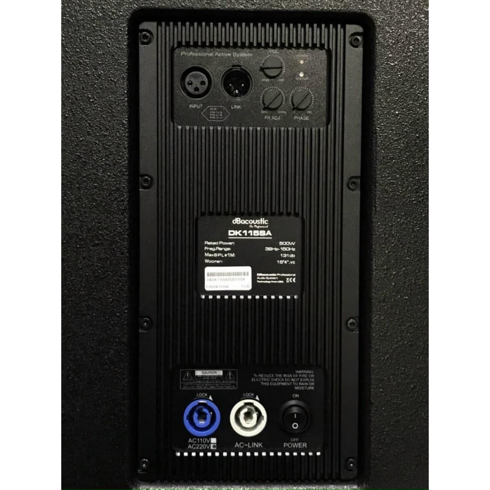 LOA SUB ACTIVE BASS 40 THƯƠNG HIỆU DB ACOUSTIC DK115SA NHẬP KHẨU CHÍNH HÃNG