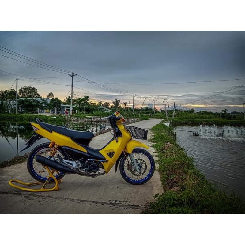 rổ lưới thái cọng lớn loại dày hàng tốt, rổ đa năng gắn cho các dòng xe DR, W, RS, Ws110, Rsx, Fu led, cub