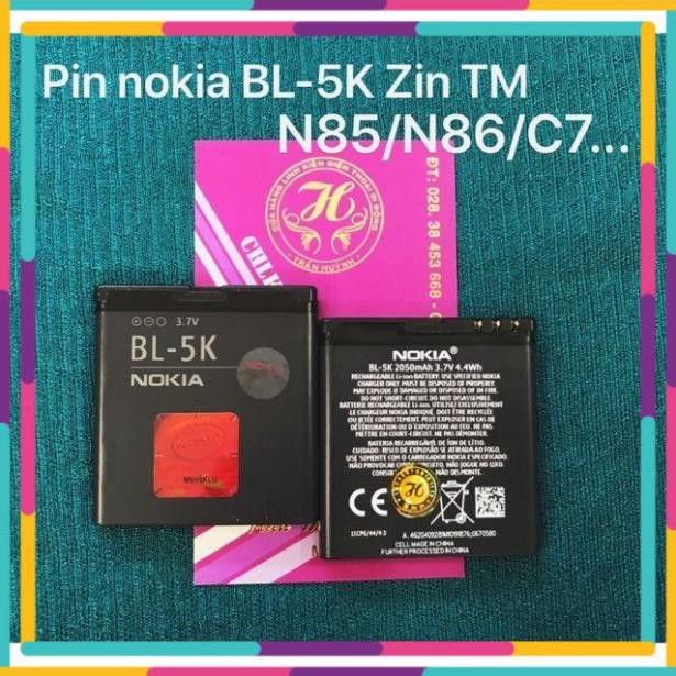 Pin nokia BL-5K dùng cho n86/C7-00/N85/701