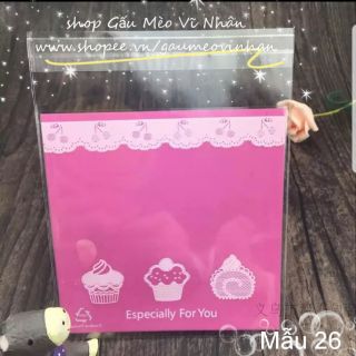 10 cái Bao bì squishy, bao bì bánh kẹo size 10*10cm (phần 3)