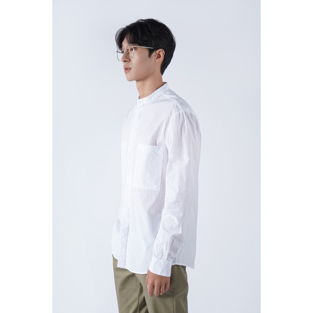 Áo Sơ Mi Nam Tay Dài Trơn Form Regular - Routine 10F21SHL008