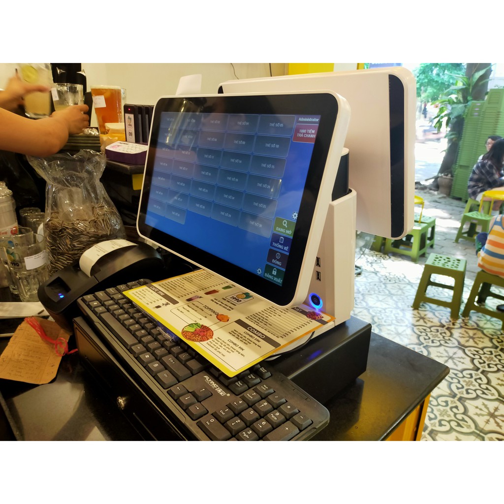 MÁY POS CẢM ỨNG 2 MÀN HINH | BigBuy360 - bigbuy360.vn