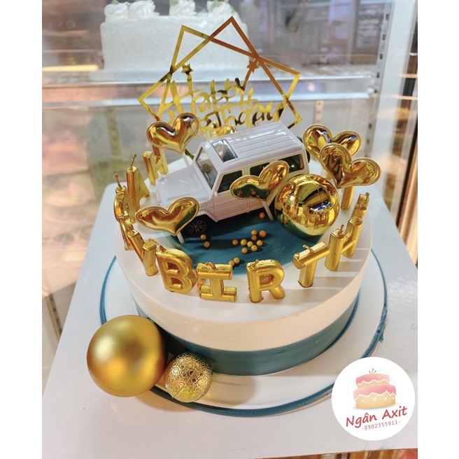 Bánh sinh nhật/bánh kem nến Happybirthday