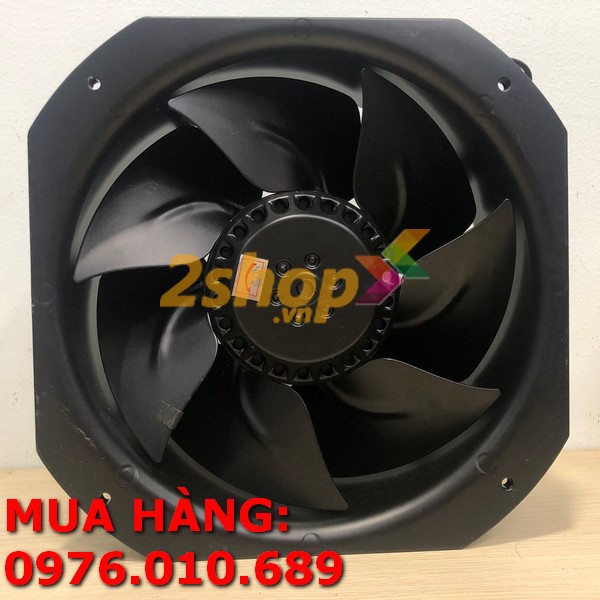 Quạt hút, QUẠT TẢN NHIỆT EBM PAPST W2E200-HK38-01, 230V, 225x225x80mm HÀNG MỚI CHÍNH HÃNG 100%, XUẤT XỨ INDIA