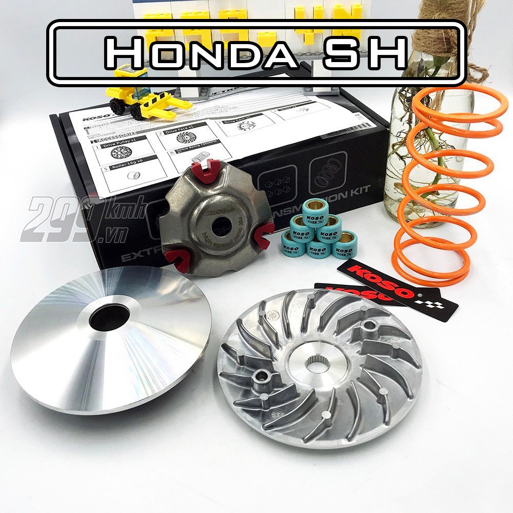 [CÓ BẢO HÀNH] Bộ nồi Koso hiệu suất cao cho xe Honda SH125, SH150 - tăng tốc vượt trội, bền bỉ