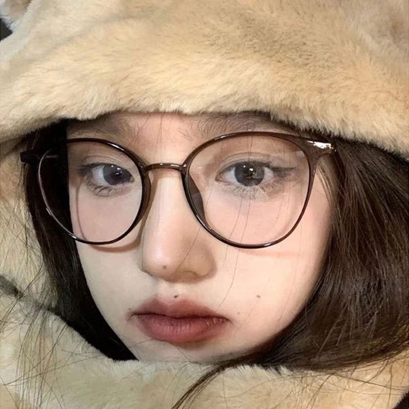 (KIQI-FASHION) COD Mắt Kính Chống Bức Xạ Phong Cách Hàn Quốc Thời Trang Cho Nữ