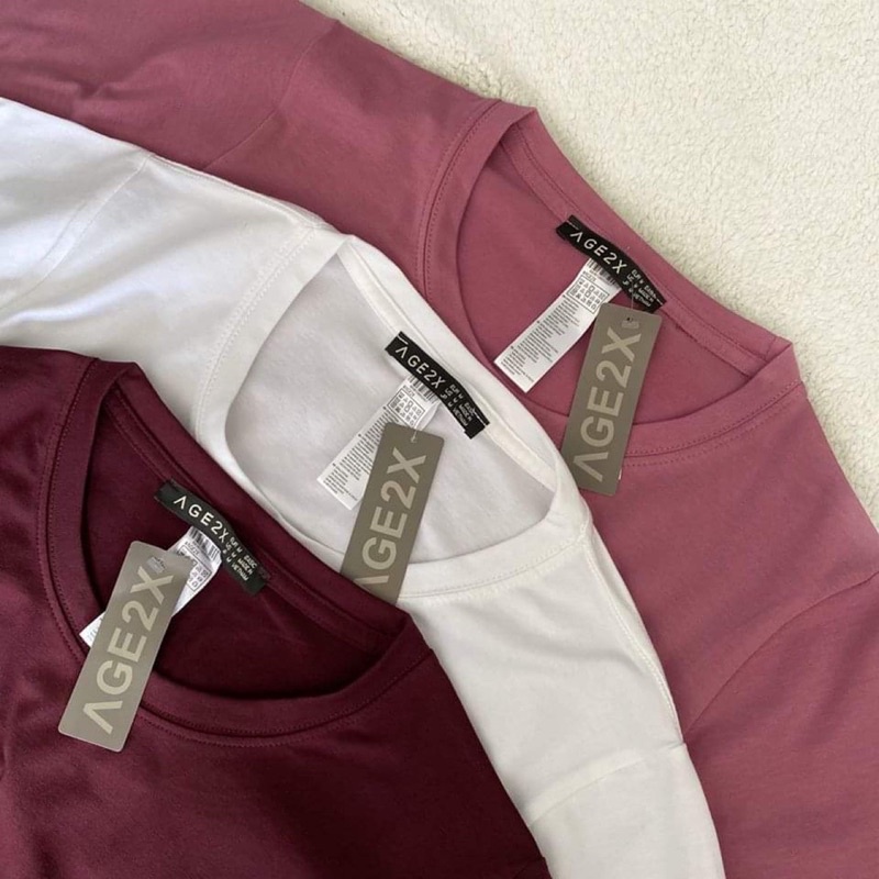 Áo thun trơn vải cotton mềm mịn nhiều màu dễ phối quần có sẵn hàng tại shop - Pumi