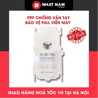 Miếng dán PPF mặt sau dành cho iPhone full dòng từ 7G/8G đến 13 Promax, siêu bền, siêu mịn