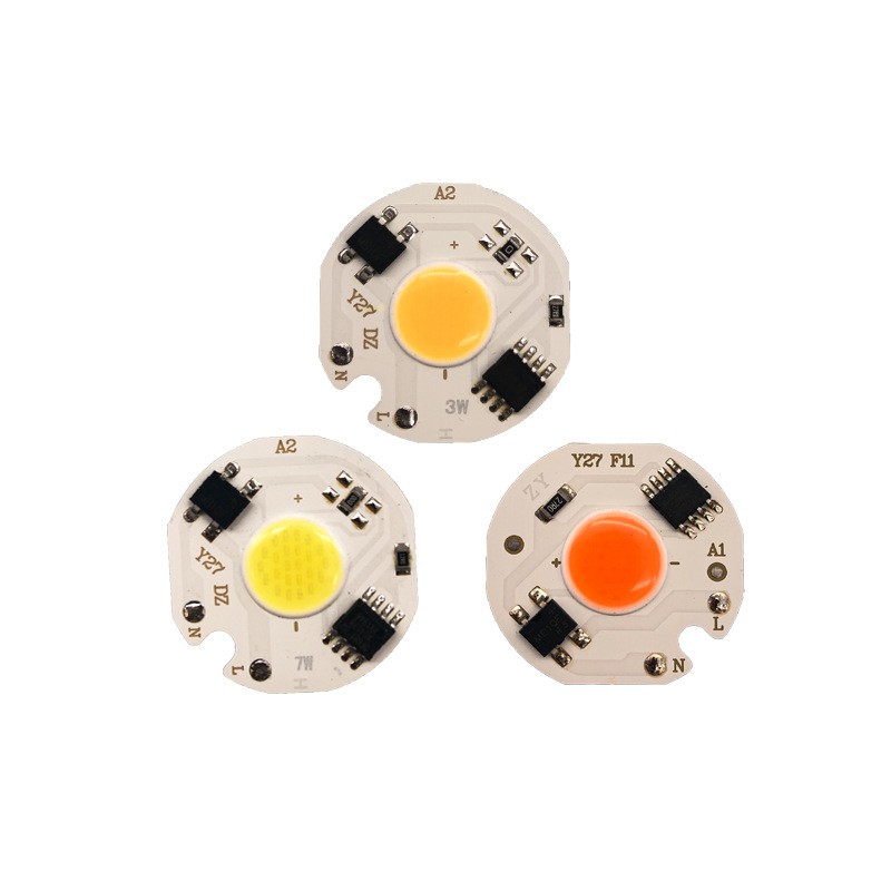 Chip đèn led cob 220v 3w / 5w / 7w / 10w chất lượng cao