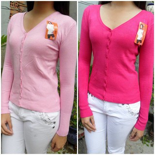 Áo Khoác Len Cổ Tim