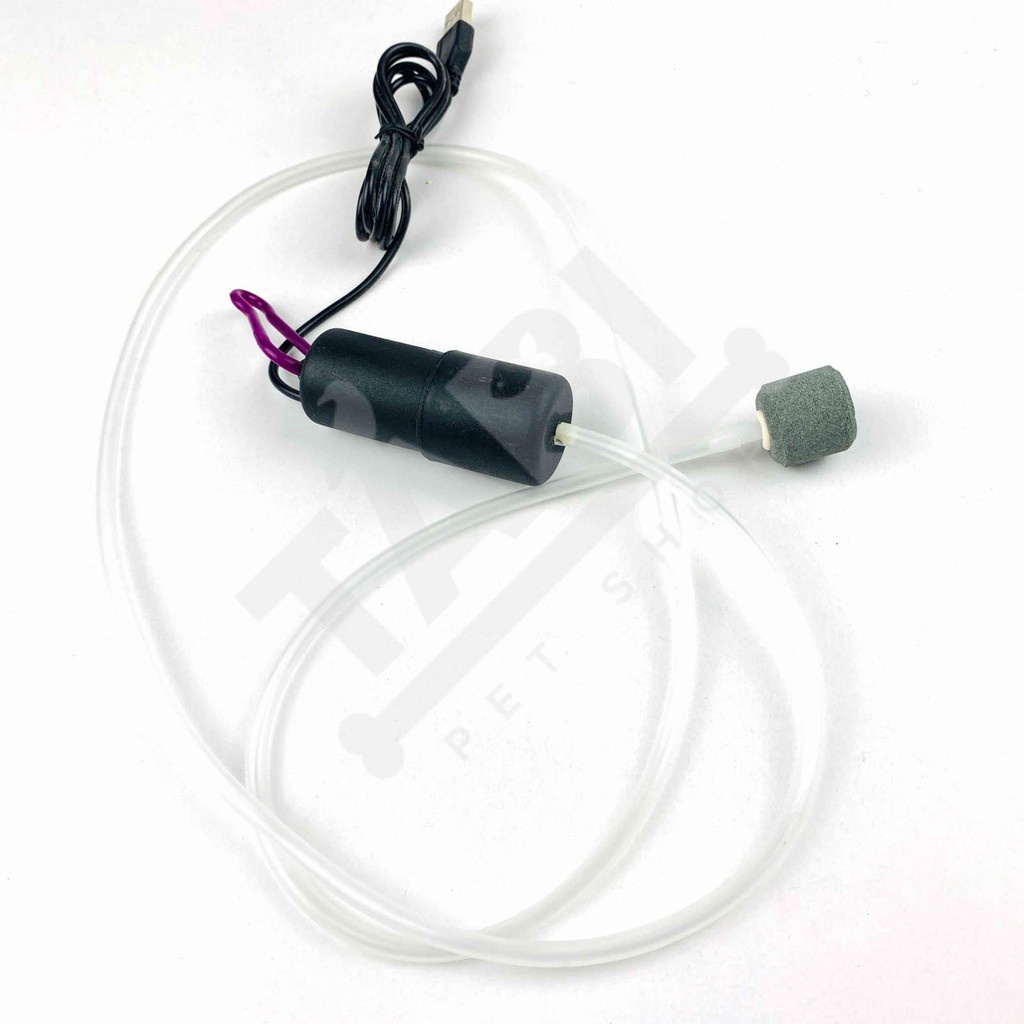 Máy Sủi Oxy Mini Kết Nối USB - Sục Khí Oxi Cho Bể Cá Cảnh Siêu Êm Và Nhẹ