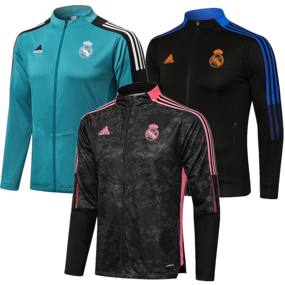 Áo khoác bóng đá Real Madrid nhiều màu sắc cho nam