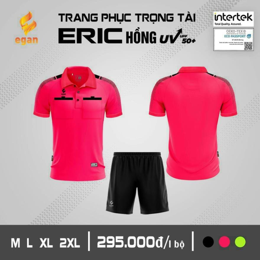 Quần áo bóng đá trọng tài Eric UV,quần áo thể thao chính hãng 3 màu đẹp nhất 2021  ཾ