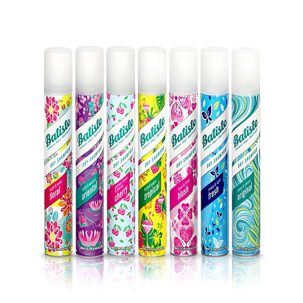 Dầu Gội Khô Batiste - Dành Cho Tóc Dầu, Không Cần Dùng Nước