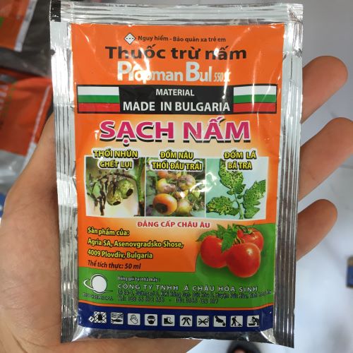 Thuốc trừ nấm PROPMAN BUL 550 SC ( Chuyên trị các loại nấm, thối nhũn chết lụi, đốm nâu thối đầu trái, đốm lá bã trà)