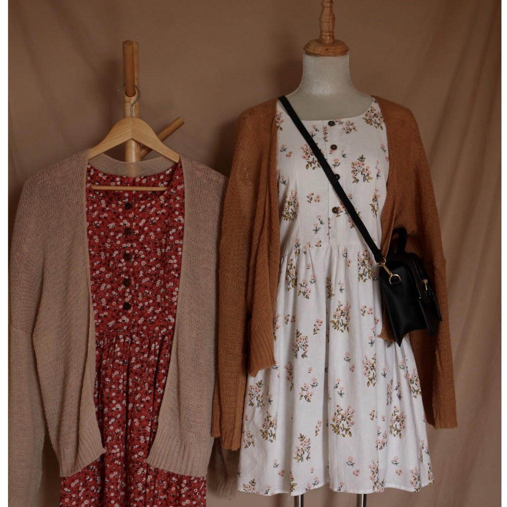 Áo khoác cardigan mỏng len