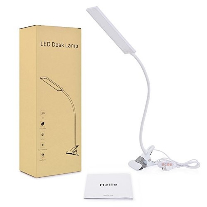 Đèn LED 48 hạt dạng kẹp tĩnh điện thân thiện với mắt 42 chế độ ánh sáng và 3 chế độ màu 14 mức độ sáng