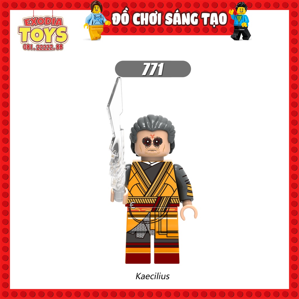 Xếp hình Minifigure Nhân vật Siêu anh hùng Marvel Spider Man, Daredevil, Odin - Đồ Chăi Lắp Ghép Sáng Tạo - XINH X0180
