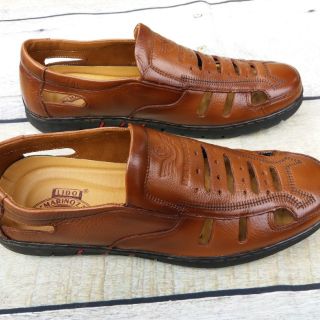 Giày lười rọ nam  da bò mềm mại