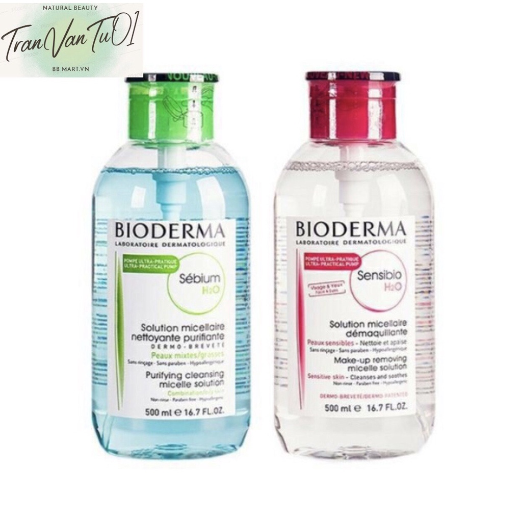 [Siêu Giảm Gía]Nước Tẩy Trang Bioderma H2O Pháp (mẫu 500ml) | BigBuy360 - bigbuy360.vn