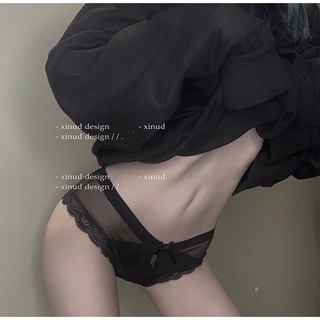 Quần lót ren cạp chéo đính nơ, bắt chéo mông sexy CAO CẤP