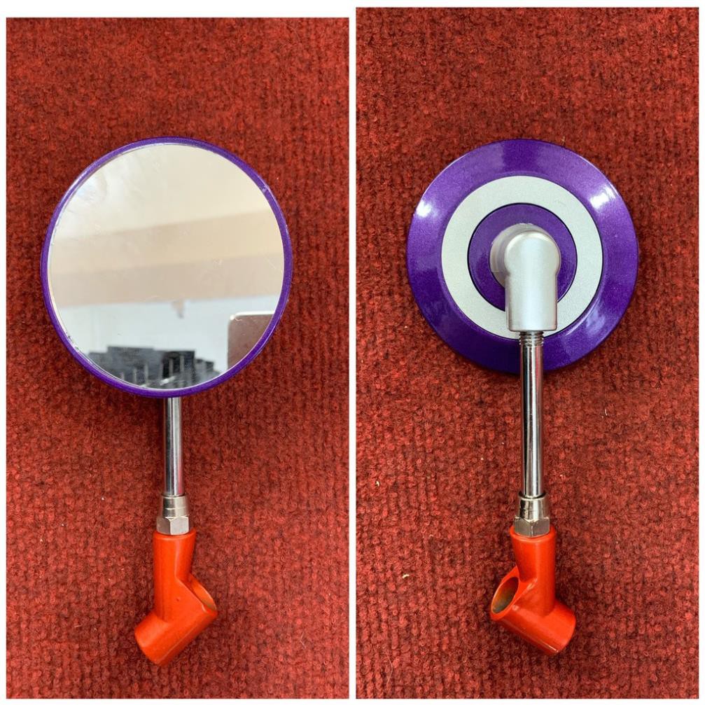 Gương tròn màu cán inox chiếu hậu nắp được cho các dòng xe