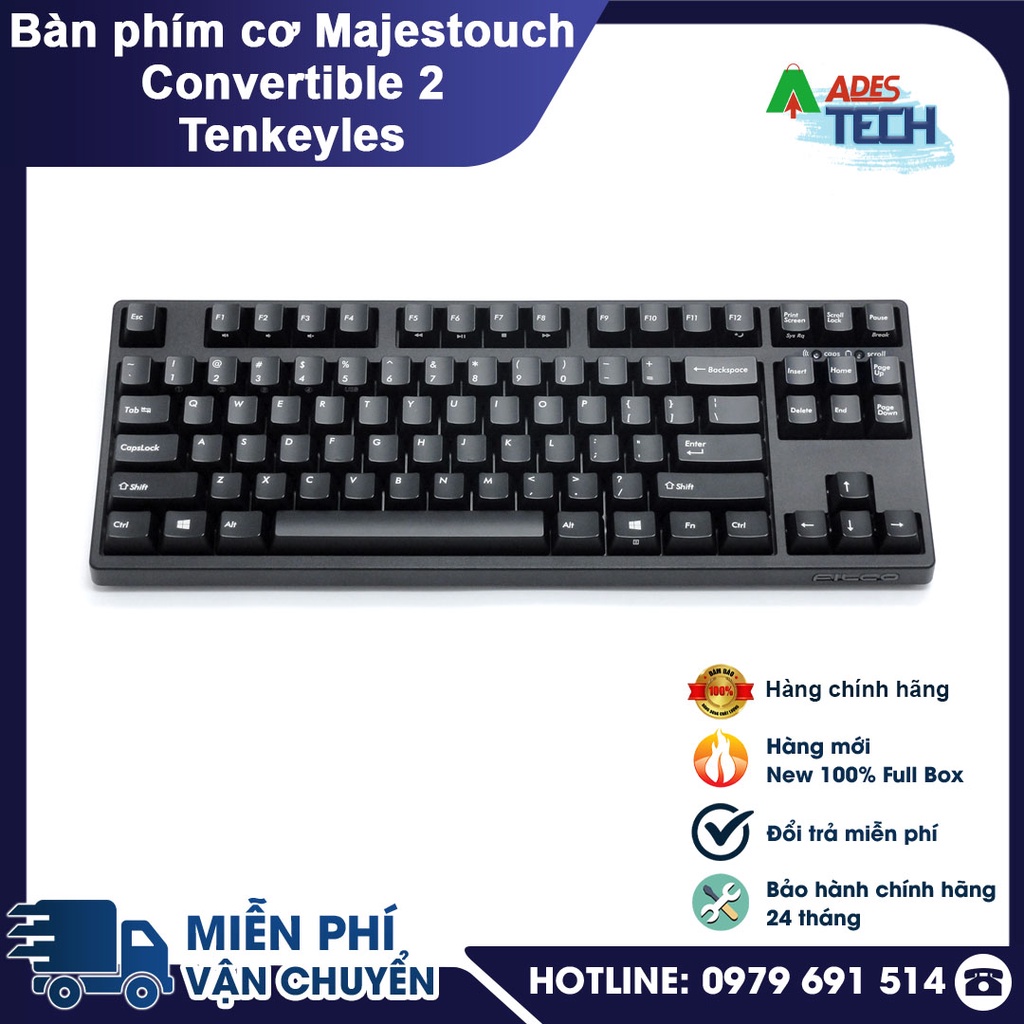 Bàn phím cơ Filco Majestouch Convertible 2  | Kết nối tốt - Chơi game tốt - Làm việc ổn