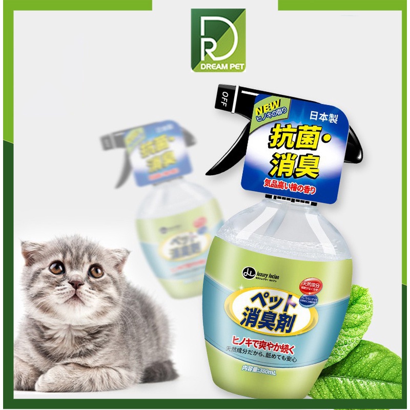 XỊT KHỬ TRÙNG , KHỬ MÙI HÔI CHÓ MÈO CAO CẤP-CHÍNH HÃNG DreamPet