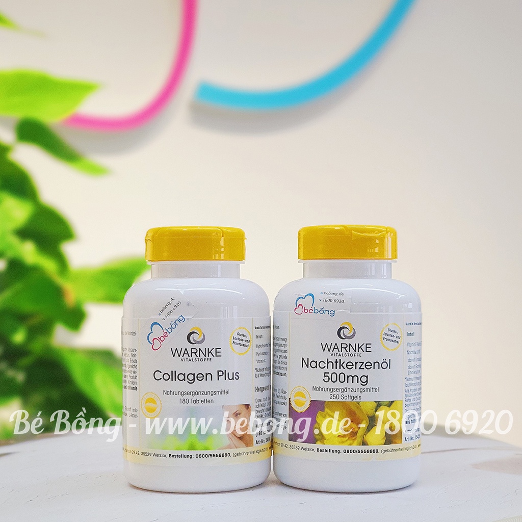 Collagen dạng viên Warnke Đức 180 viên