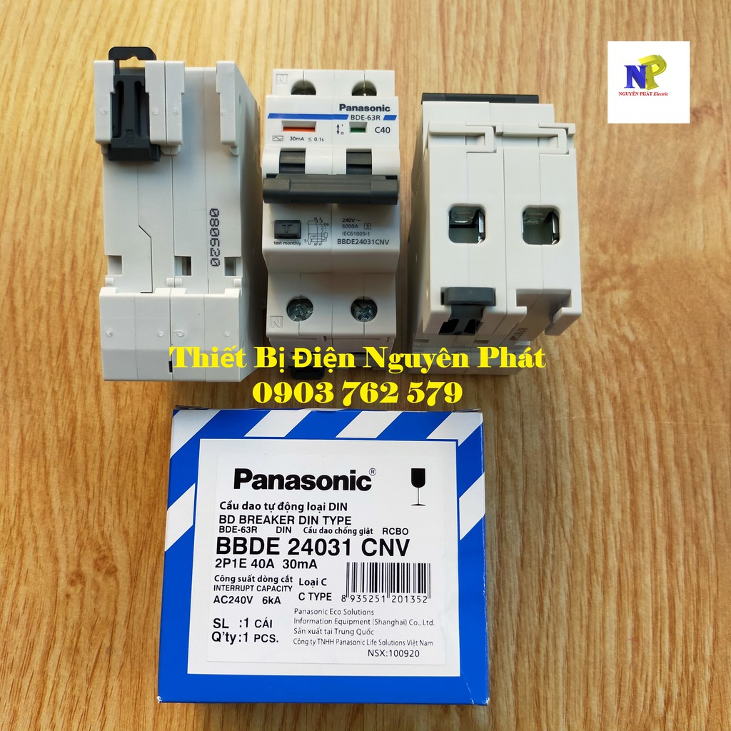 CB Chống Giật Panasonic RCBO