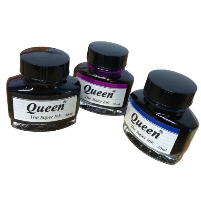 Sỉ 24 Lọ Mực viết bút máy,Mực Queen
