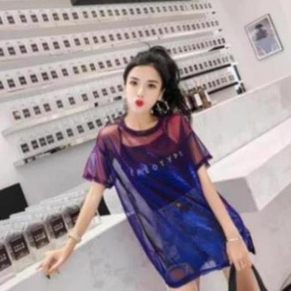 Áo lưới nữ dáng rộng kiểu dáng Hàn Quốc [HOT]