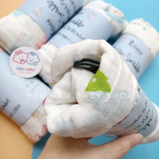 Khăn tắm xô 2 lớp, khăn cuốn giấy chất cotton đa năng mềm mại