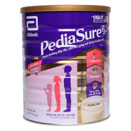 Sữa bột Pediasure 1.6kg hương vani