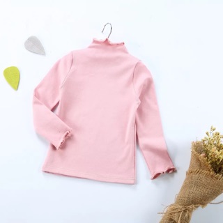 ÁO THUN COTTON CỔ CAO CHO BÉ