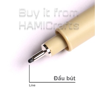 BÚT LINE ĐI NÉT SAKURA PIGMA MICRON ĐỦ SIZE (003 - BRUSH)