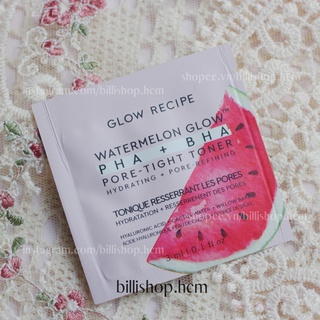 Sample 3ML - Nước hoa hồng chiết xuất dưa hấu GLOW RECIPE Watermelon Glow PHA BHA