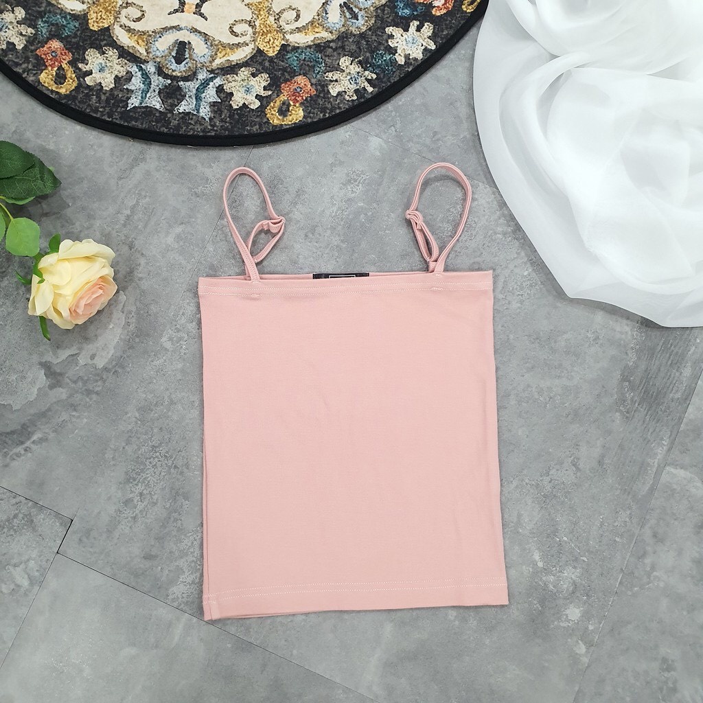 [ Mã giảm giá AOCOC5 giảm 5K]Áo hai dây vải Thun Cotton co giãn tốt, chất đẹp dáng ôm, dây có chốt điều chỉnh | BigBuy360 - bigbuy360.vn