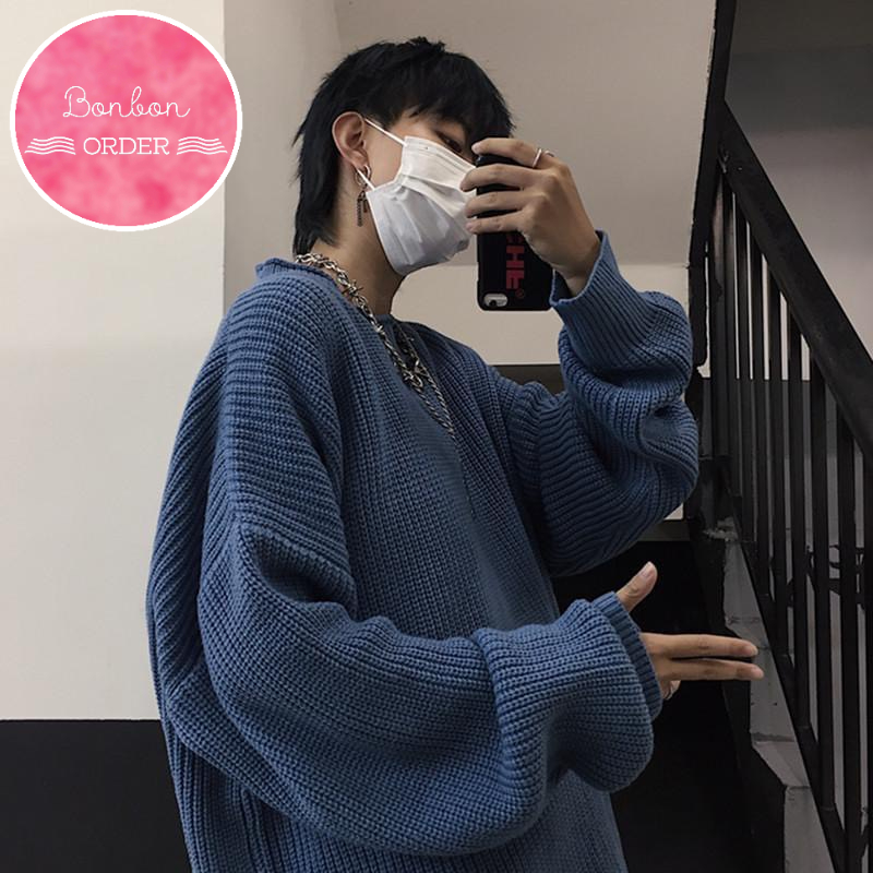 ÁO LEN ULZZANG TAY RỘNG CỰC CHẤT - [Bonbon Order Ulzzang]
