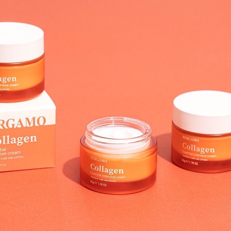 Kem Dưỡng Da Chuyên Sâu Bergamo Collagen Essential Intensive 50g BTS