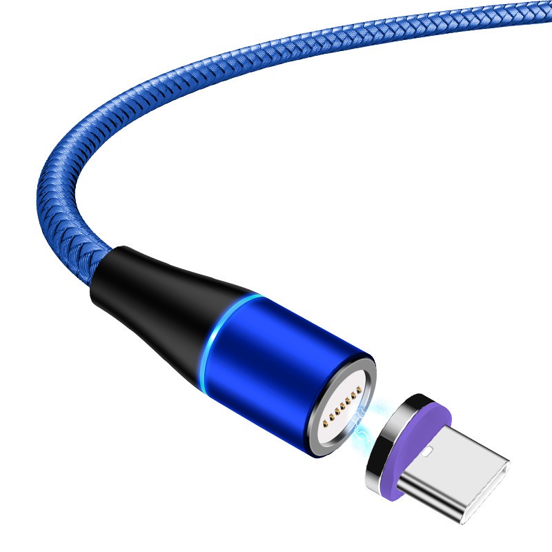 Dây Cáp Sạc Nhanh Truyền Dữ Liệu type-c Năm 2021 5A Có Nam Châm Siêu Nhanh Cho Thiết Bị Apple Android
