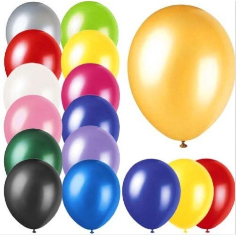 Set 20 Bong Bóng Khí Heli Bằng Latex Chất Lượng Cao Dùng Trang Trí Tiệc Cưới / Sinh Nhật