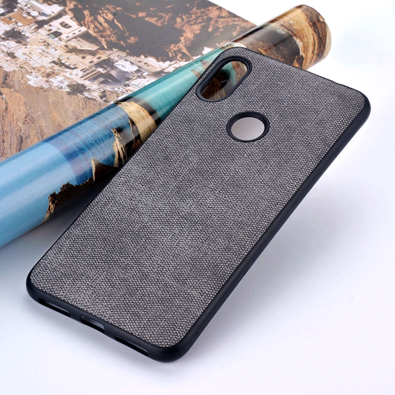 Ốp lưng Xiaomi redmi Go pocophone F1 note 4X 5 6 plus pro Vải dệt bằng chất liệu TPU mềm