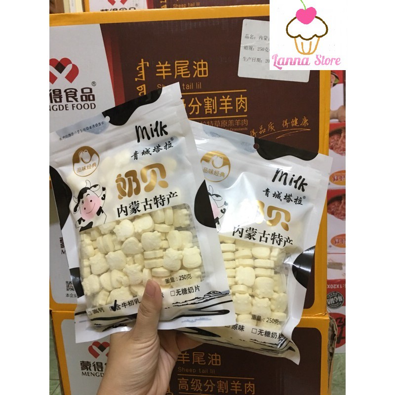 Kẹo Sữa Bò non nén viên Mông Cổ gói 250gr