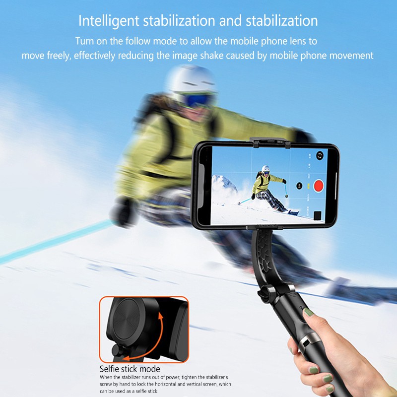 Tay Cầm Chống Rung Gs30 Ổn Định Camera Kết Nối Bluetooth 5.0