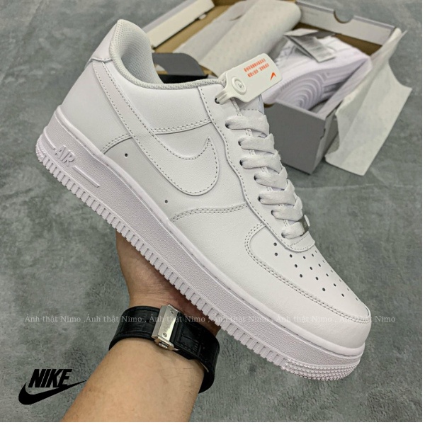 Giày_Nike Air Force 1, Giày AF1 Thể Thao trắng Thời Trang Hàng Đẹp Full Box Tặng Kèm tất