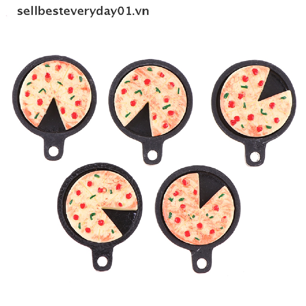 1 Bộ Đĩa Đồ Chơi Làm Bánh Pizza Trái Cây Trang Trí Nhà Búp Bê