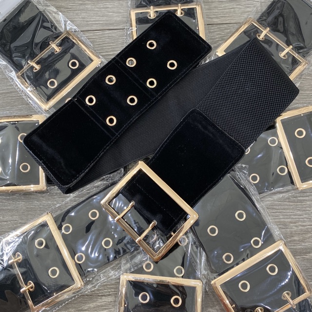 (xả kho giá sốc) Đai váy- belt váy nhung bản to sang chảnh