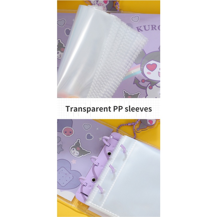 SANRIO Cuốn Album Ảnh Polaroid 3 Inch Trong Suốt Kèm 25 Móc Treo